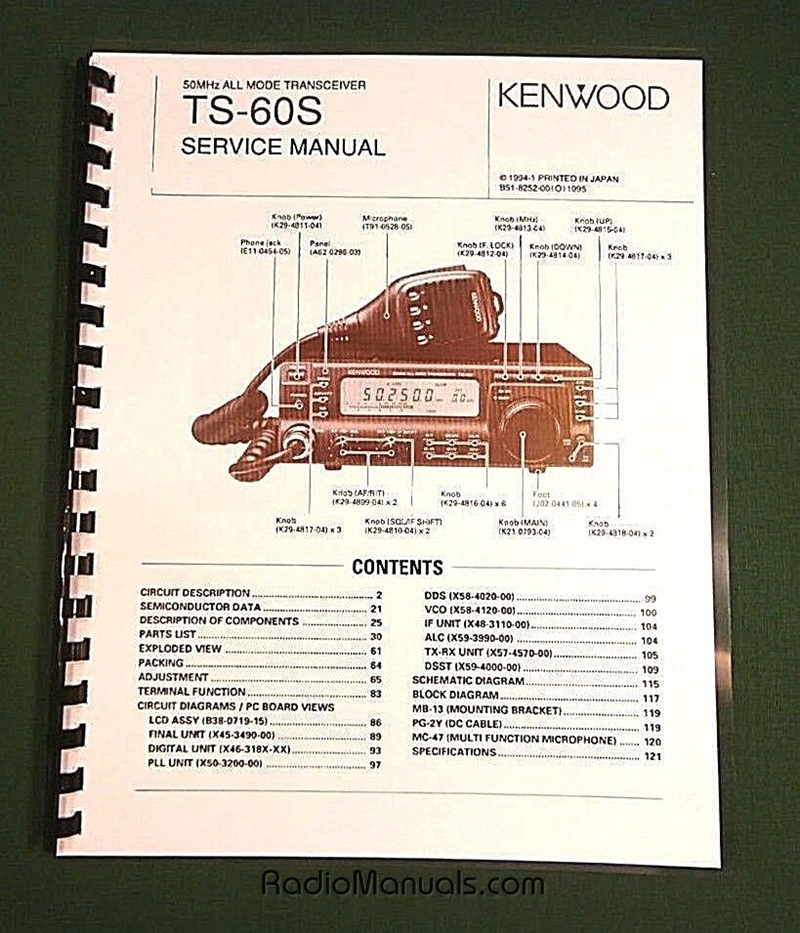 Kenwood TS-60S Service Manual